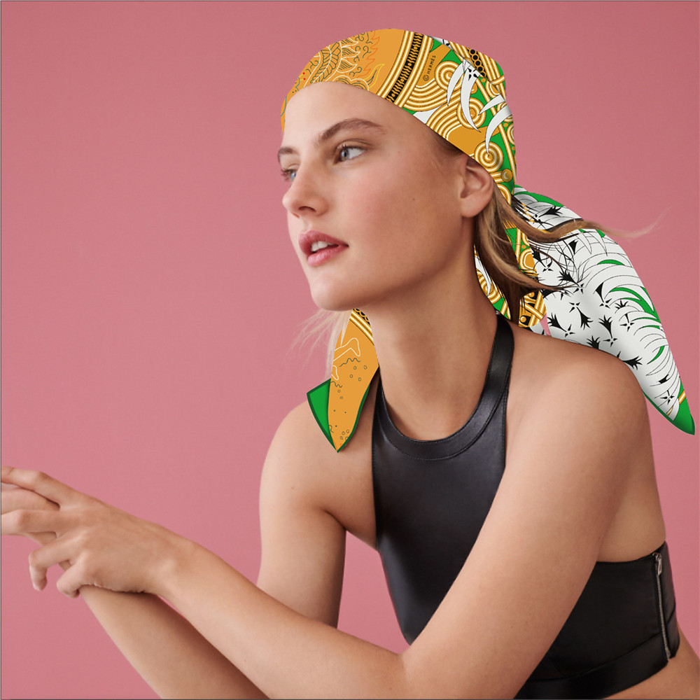 Luxury Bags And Accessories - Triangle Silk Scarf Shawls Luxury Designer