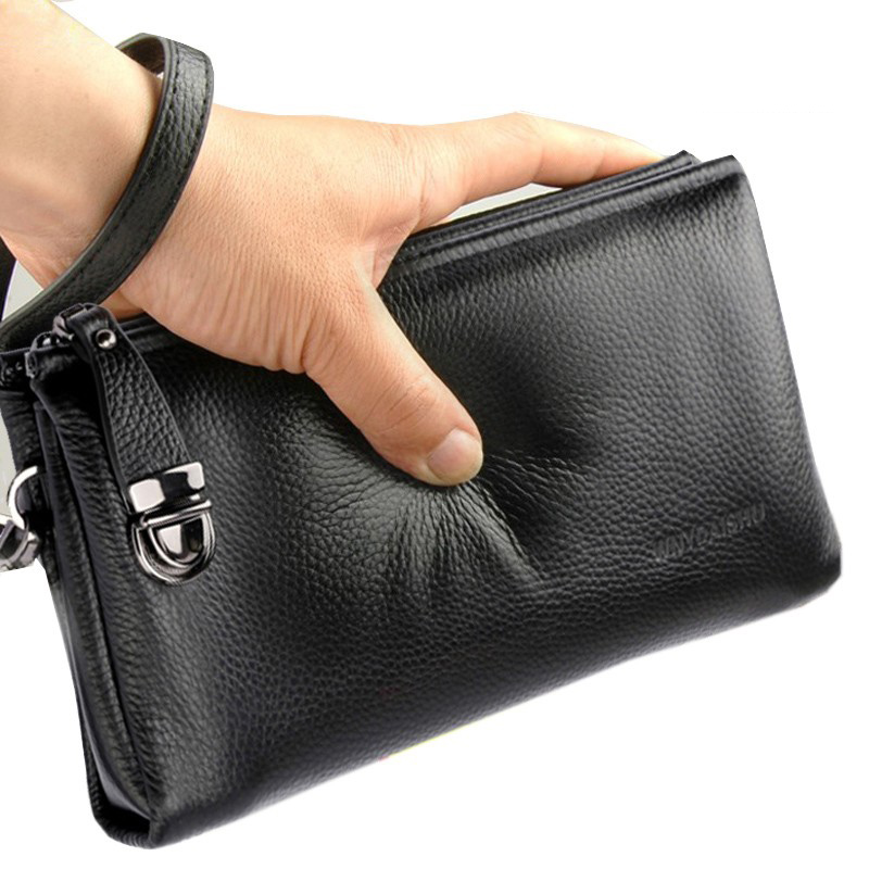 Luxury Bags Shopping - 2025 Hand Bag Men Real Cowhide