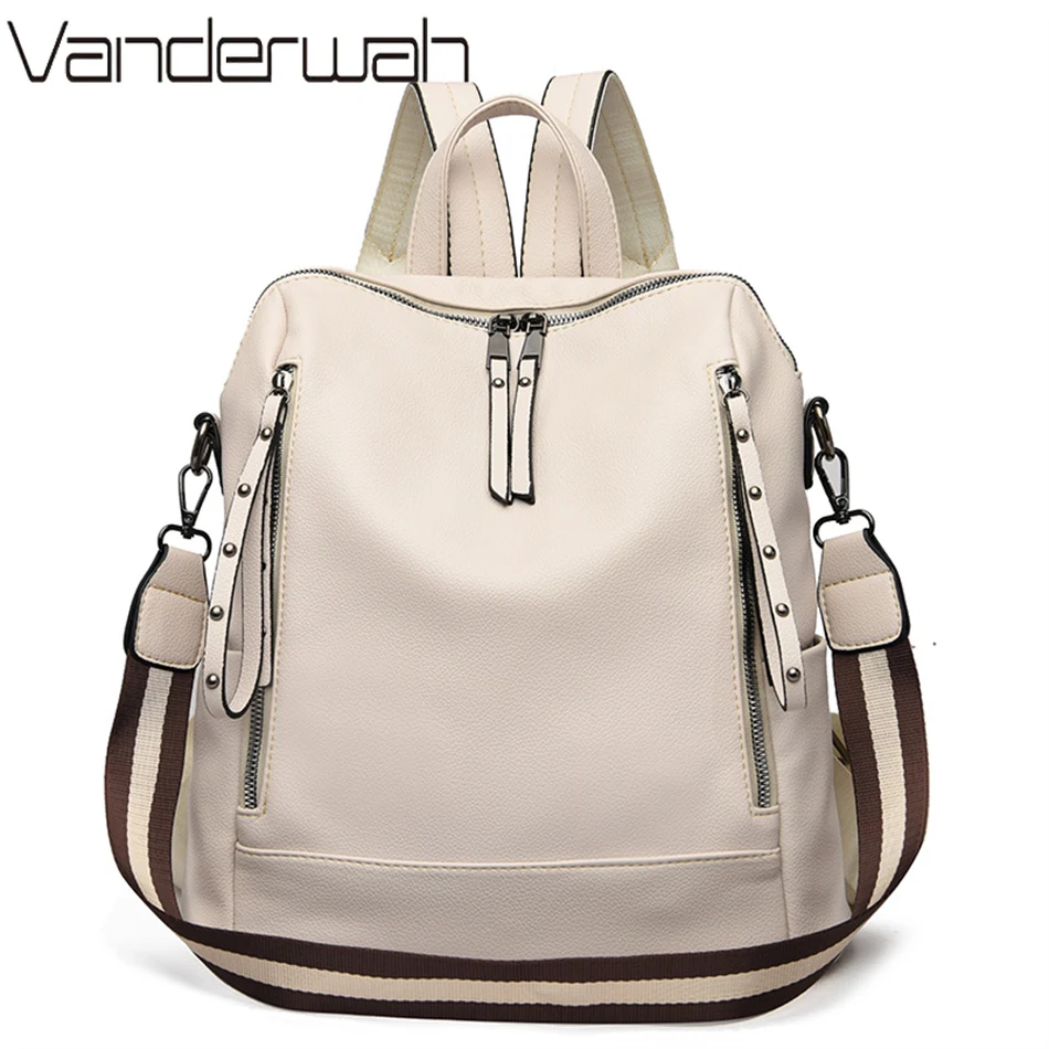 Luxury Bags Shopping - Brand Luxury Backpacks Soft Leather Waterproof
