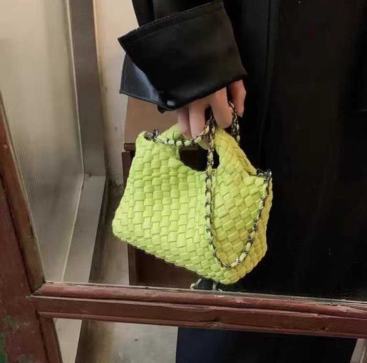 Luxury Bags Shopping - Korean Luxury Woven PU Handbag Women