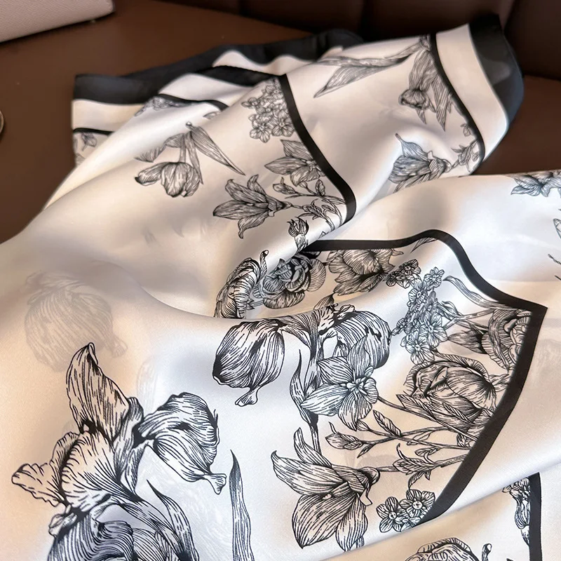 70*70cm Luxury Floral Print Si - огляд і ціна Luxury Bags Casual