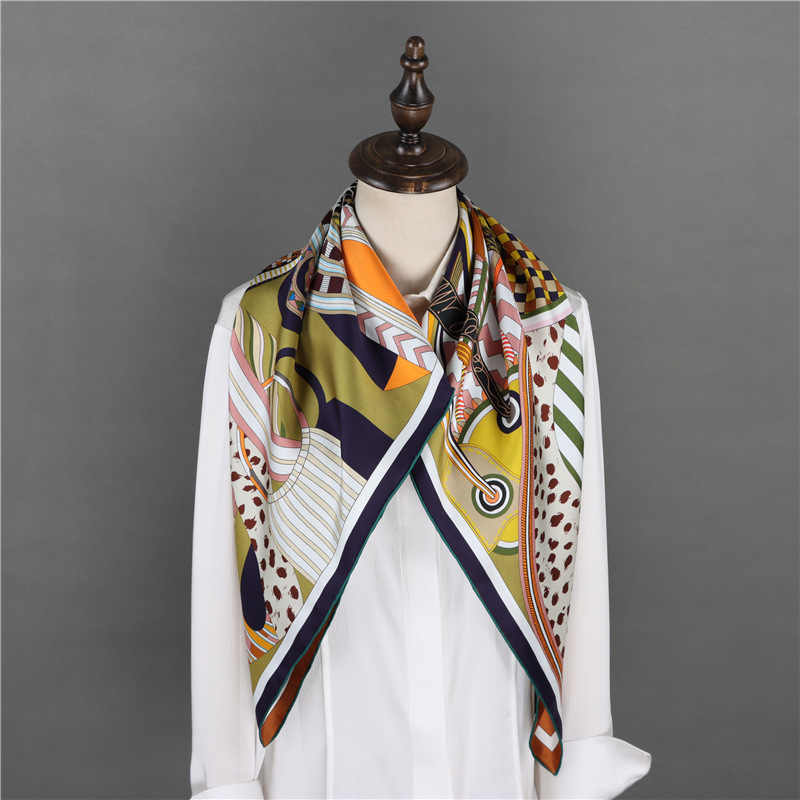 Double Sided 18mm Silk Scarf 9 - огляд і ціна Luxury Bags And Accessories