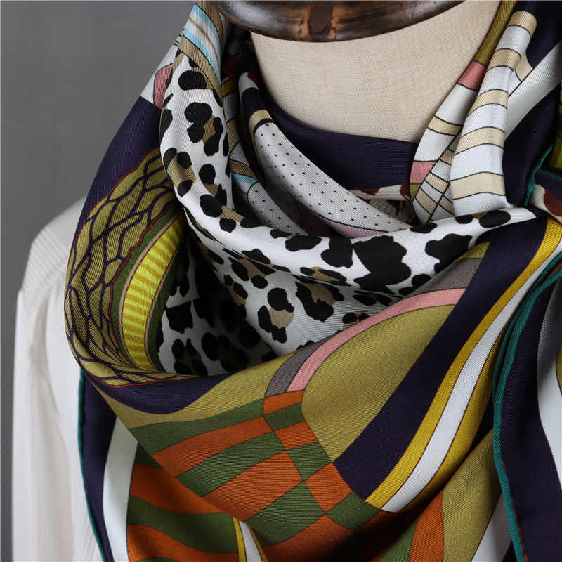 Double Sided 18mm Silk Scarf 9 - огляд і ціна Luxury Bags And Accessories