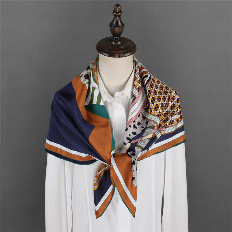 Double Sided 18mm Silk Scarf 9 - огляд і ціна Luxury Bags And Accessories