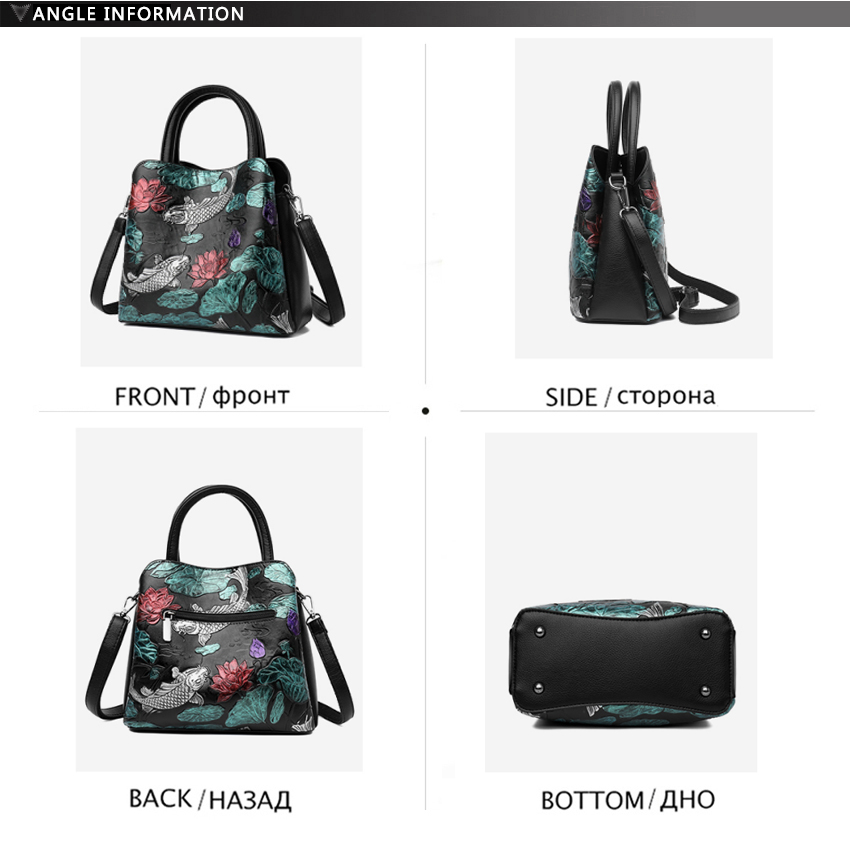 Retro Handbag Women Shoulder B - огляд і ціна Luxury Bags Medium Size
