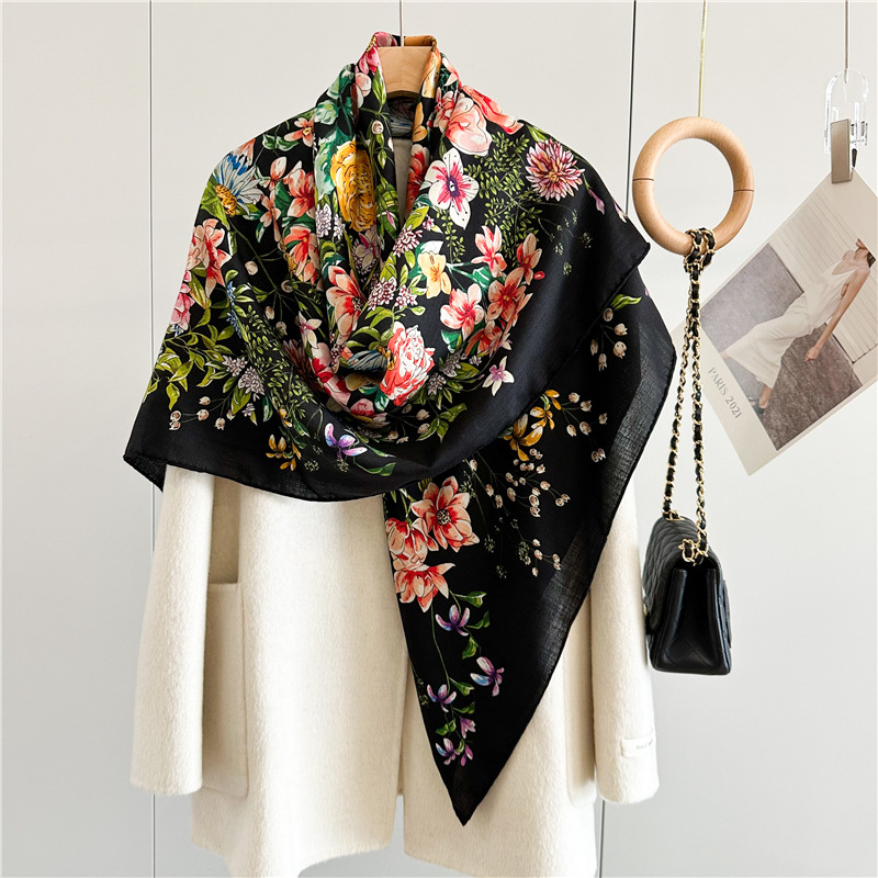 Winter Wool Silk Scarf Luxury  - огляд і ціна Luxury Bags And Accessories