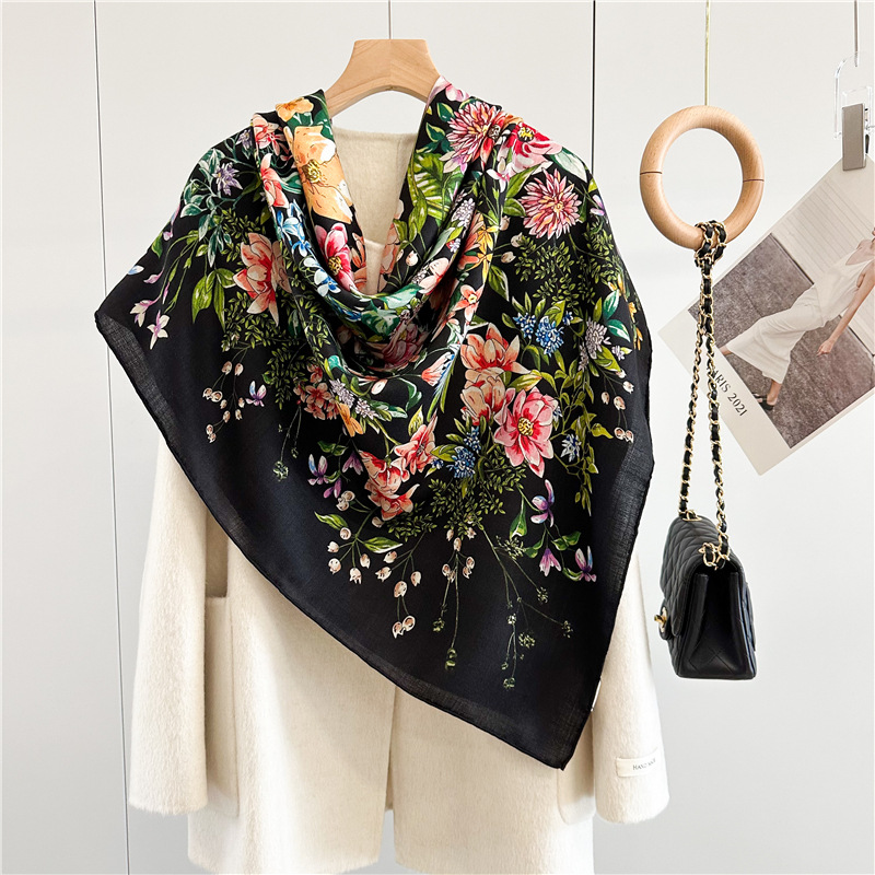Winter Wool Silk Scarf Luxury  - огляд і ціна Luxury Bags And Accessories