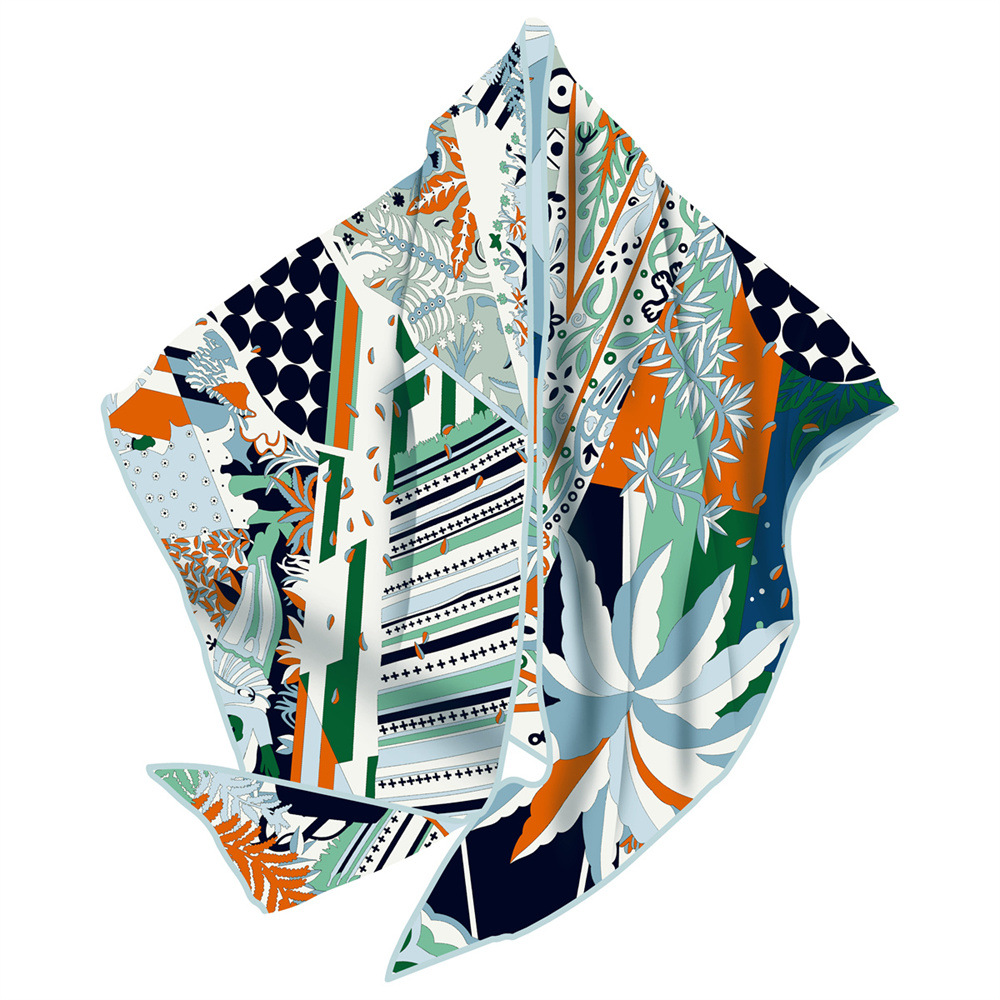 Vintage Women Silk Scarf Trian - огляд і ціна Luxury Bags And Accessories