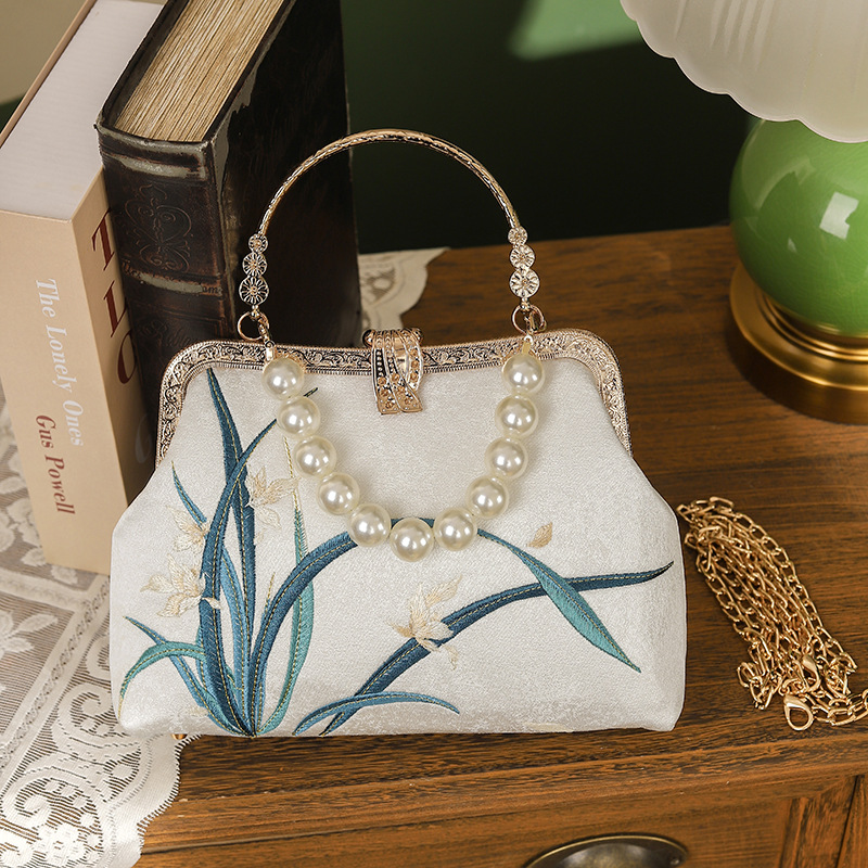 Women Vintage Floral Embroider - огляд і ціна Luxury Bags Medium Size