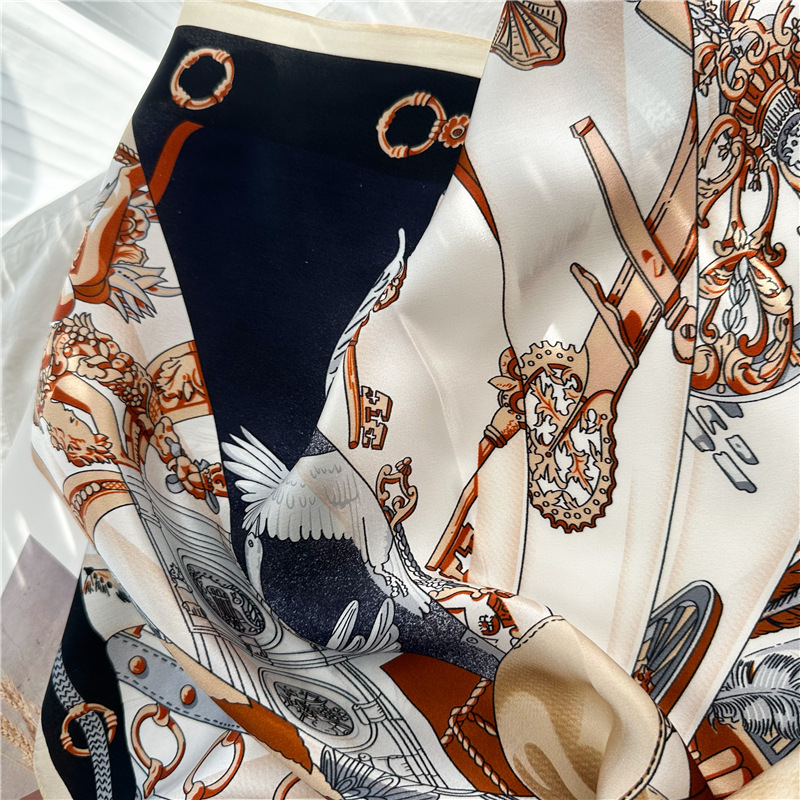 Summer Silk Scarf Women Soft S - огляд і ціна Luxury Bags And Accessories