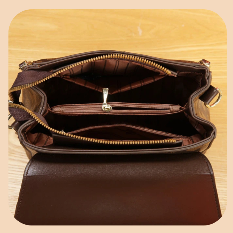 3-piece women's bag set, light - огляд і ціна Luxury Bags Casual