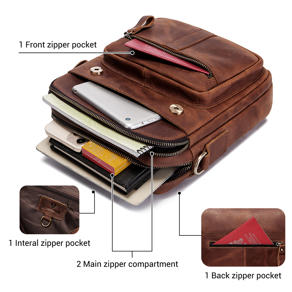 HUMERPAUL Genuine Leather Men' - огляд і ціна Luxury Bags Coach
