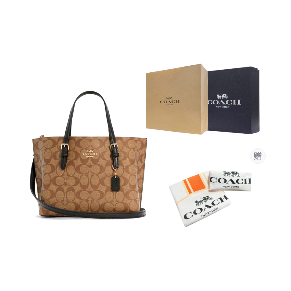 COACH Mollie Coated Canvas Wit - огляд і ціна Luxury Bags Coach