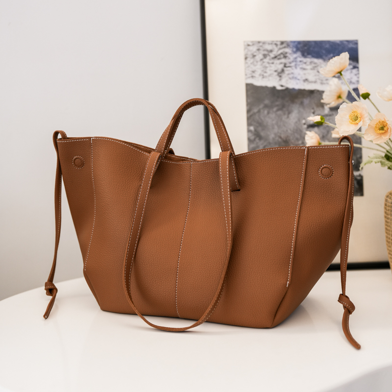 Large Capacity Leather Zipper  - огляд і ціна Luxury Bags Brand