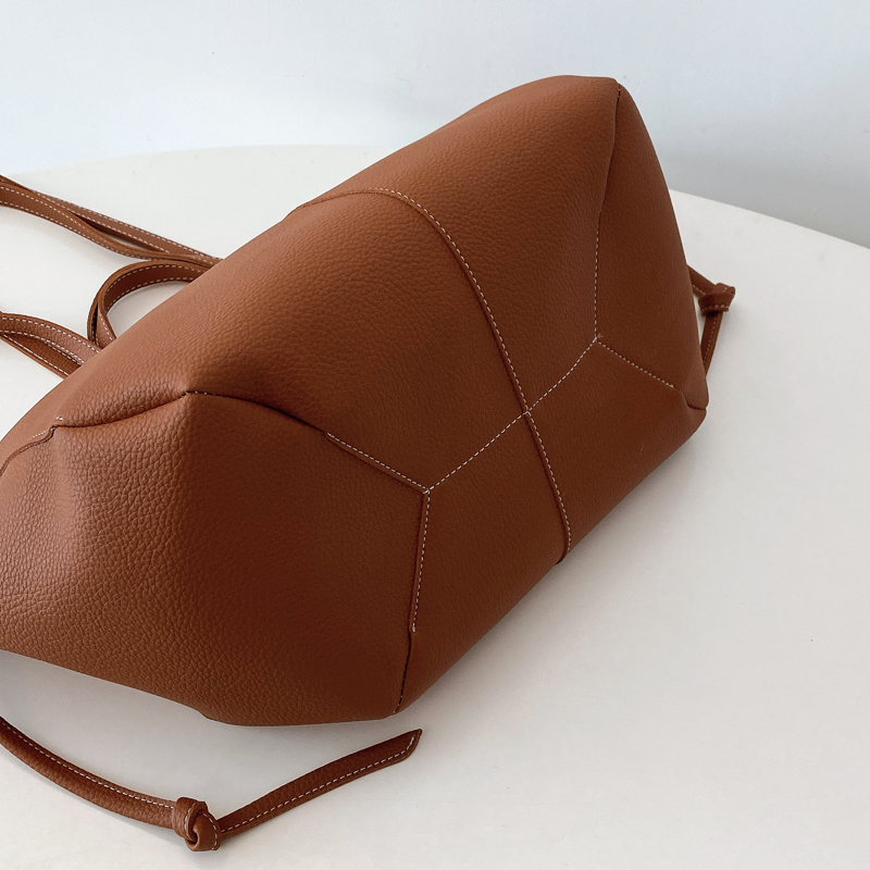 Large Capacity Leather Zipper  - огляд і ціна Luxury Bags Brand
