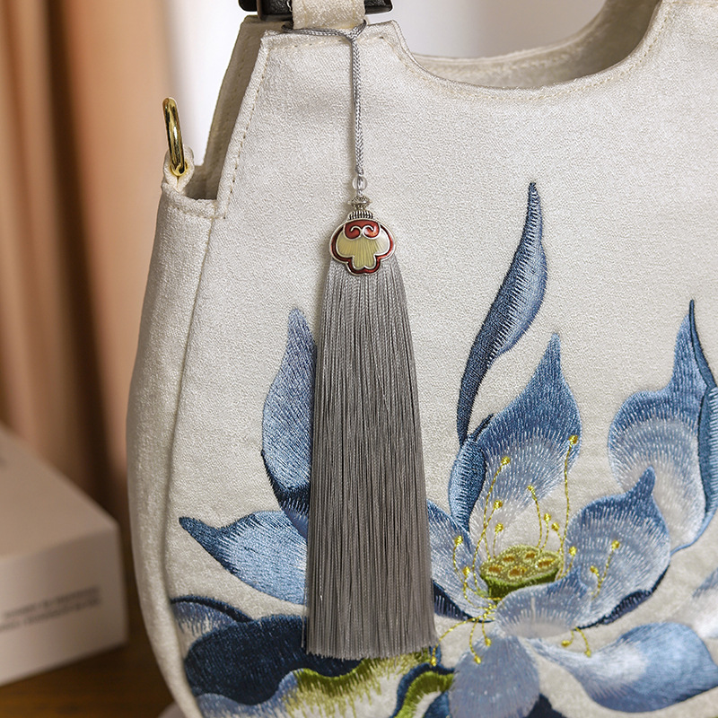 Women Retro Chic Floral Embroi - огляд і ціна Luxury Bags Medium Size