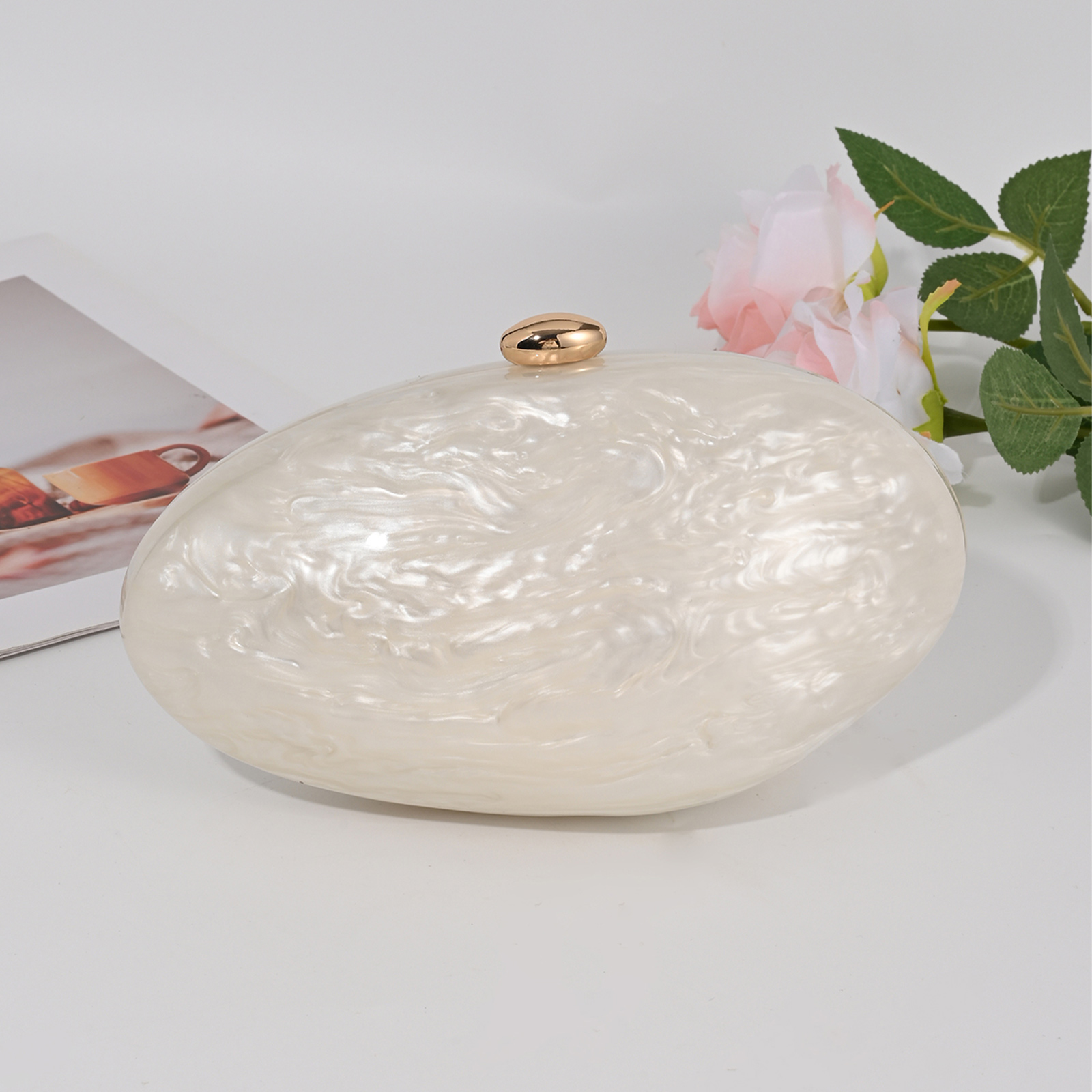 Fashion Acrylic Shell Clutch E - огляд і ціна Luxury Bags Medium Size